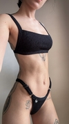 Bikini KALI texturada negra - efvo o transf $38.000