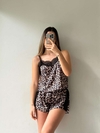 Pijama saten print - efvo o teansf $38.000