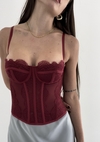 Corset kendall bordo - efvo o transf $55.000