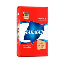 Yerba mate Taragüi con palo origen controlado 4flex 500 g.