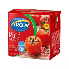 Puré de tomate Arcor tetra 530 g.