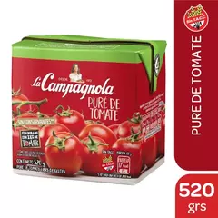 Puré de tomate La Campagnola 520 g.