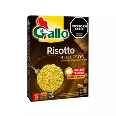 Risotto 4 quesos Gallo en caja 240 g.