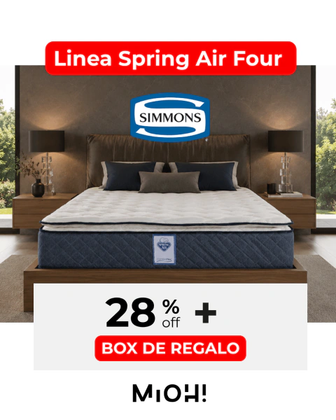 Colchón Spring Air Four Seasons Medium + Sommier de regalo
