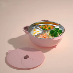 Plato con tapa y sopapa Oso en internet