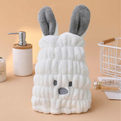 Cofia Conejo Toalla de Baño