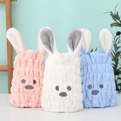 Cofia Conejo Toalla de Baño