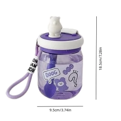 Vaso osito con sorbete y cuchara - tienda online