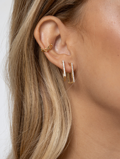 PIERCING FOLHEADO A OURO 18k. - comprar online