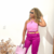 Blusa Rafaela Rosa - comprar online