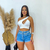 Cropped brilho - comprar online