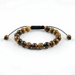 Pulseira Pedra Olho de Tigre 8mm