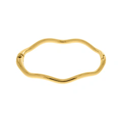 Bracelete Ondulado Fino - Arte no Braço - semijoias e acessórios femininos e masculinos