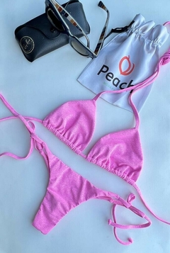 CONJUNTO BARBIE - TOP CORTININHA E CALCINHA DE AMARRAR - comprar online