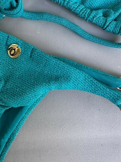 CONJUNTO BLUEBERRY - TOP CORTININHA E CALCINHA DE REGULAGEM