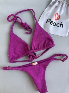 Imagem do CONJUNTO CHERRY - TOP CORTININHA E CALCINHA DE REGULAGEM