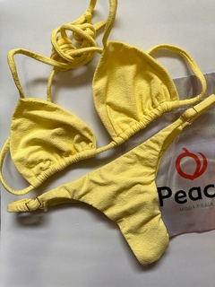 CONJUNTO SOL DOURADO - TOP CORTININHA E CALCINHA DE REGULAGEM - loja online