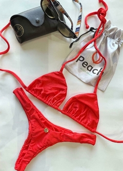 CONJUNTO RUBI - TOP DE CORTININHA E CALCINHA ASA DELTA