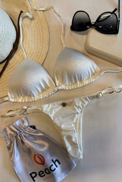 CONJUNTO PEAR - TOP CORTININHA E CALCINHA DE REGULAGEM na internet