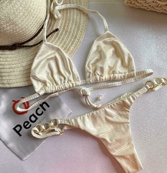 CONJUNTO PEAR - TOP CORTININHA E CALCINHA DE REGULAGEM - loja online