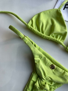 CONJUNTO LILY - TOP DE CORTININHA E CALCINHA DE REGULAGEM - comprar online