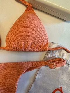 CONJUNTO PEACH - TOP CORTININHA E CALCINHA DE REGULAGEM - loja online