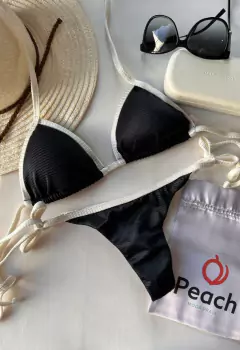 CONJUNTO JABUTICABA - TOP DE CORTININHA E CALCINHA DE AMARRAR na internet