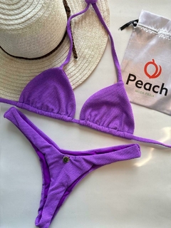 CONJUNTO LUREX ARUBA - TOP CORTININHA E CALCINHA ASA DELTA na internet