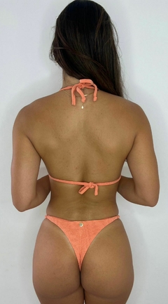 CONJUNTO PEACH - TOP CORTININHA E CALCINHA DE REGULAGEM na internet