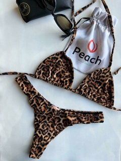CONJUNTO ONÇA - TOP CORTININHA E CALCINHA ASA DELTA - comprar online