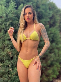 CONJUNTO SOL DOURADO - TOP CORTININHA E CALCINHA DE REGULAGEM na internet