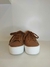 TÊNIS DONA LOLA 2024 CARAMELO EM COURO DETALHE BRILHO REF. 4121J - Dona Lola