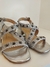SANDÁLIA SALTO MÉDIO SPIKES PRATA REF.480194 - comprar online