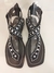 SANDÁLIA RASTEIRA SERPENTE PRETO REF.465639 - comprar online
