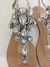 SANDÁLIA RASTEIRA FLORES PRATA REF. 487097 - loja online