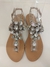 SANDÁLIA RASTEIRA FLORES PRATA REF. 487097 - comprar online