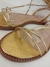 SANDÁLIA RASTEIRA METALIZADA REF 441562 - Dona Lola