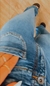 CALÇA JEANS FLARE CALVIN KLEIN REF.JN163 na internet