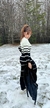 VESTIDO TRICOT LISTRADO - Dona Lola