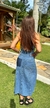 VESTIDO JEANS TOMARA QUE CAIA COM RECORTES REF 0442201219 - comprar online