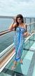 VESTIDO PONTAS DECOTE ALÇA ESTAMPA GEOMÉTRICA REF 0442201244