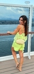 SHORT LINHO COM CINTO FOLHA REF0062201111 - Dona Lola