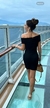 VESTIDO CANELADO OMBRO A OMBRO REF 502030 - loja online