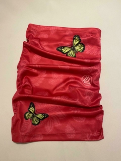 Cuello mariposa fucsia
