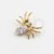 TN677 Topo Aranha Zirconia Titanio PVD Gold