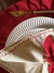 Guardanapo Cru e Bordado Vermelho - comprar online