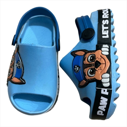 Crocs Baby Patrulha Canina Azul/Preto - Babuche - comprar online