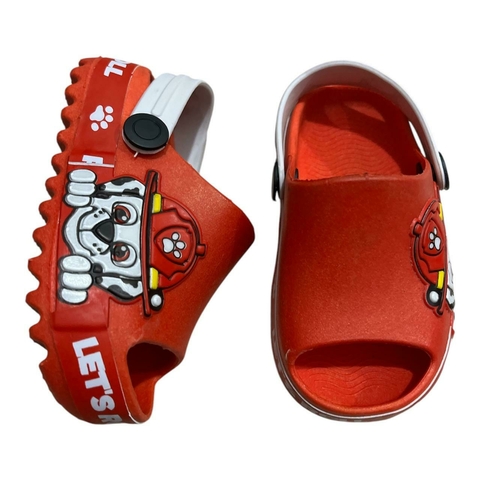 Crocs Baby Patrulha Canina Marsall Vermelho - Babuche - comprar online