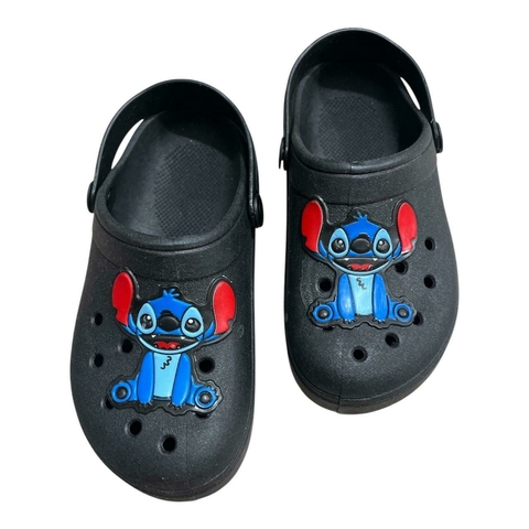 Crocs Infantil Masculino Stitch Preto
