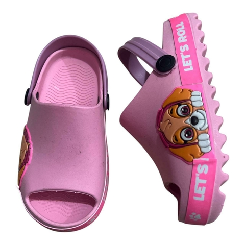 Crocs Baby Feminino Patrulha Canina Rosa - Babuche - comprar online